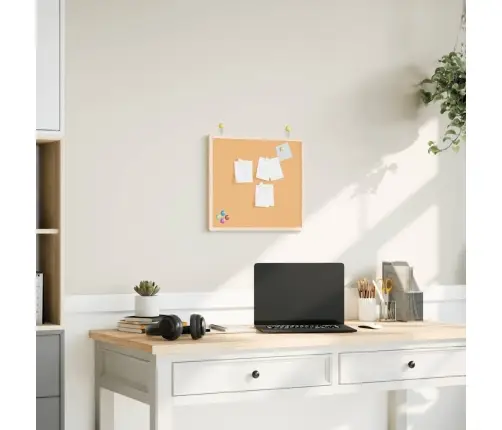 Korkplaat Täismännipuidust Raamiga, 40X40 Cm