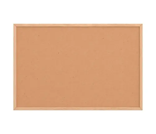 Korķa Dēlis Ar Masīvkoka Priedes Rāmi 60X40 Cm Vidaxl