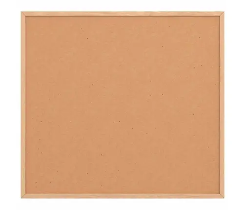 Korķa Dēlis Ar Masīvkoka Priedes Rāmi 60X55 Cm Vidaxl