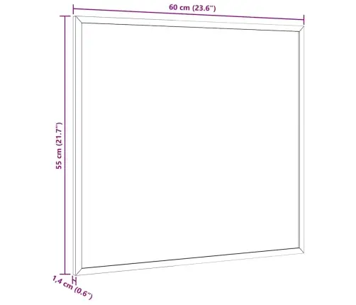 Korķa Dēlis Ar Masīvkoka Priedes Rāmi 60X55 Cm Vidaxl