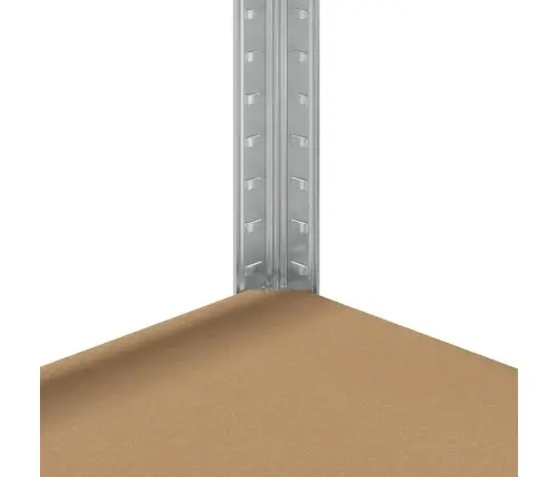 4-Kihilised Riiulid 2 Tk Hõbedane, Teras Ja Tehispuit