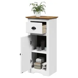 Vannitoakapp Bodo Valge Ja Pruun 44X30X90 Cm