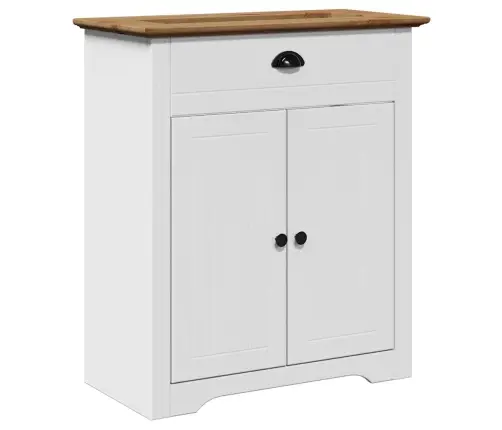 Vannitoa Valamu Kapp Bodo Valge Ja Pruun 70X35X80 Cm