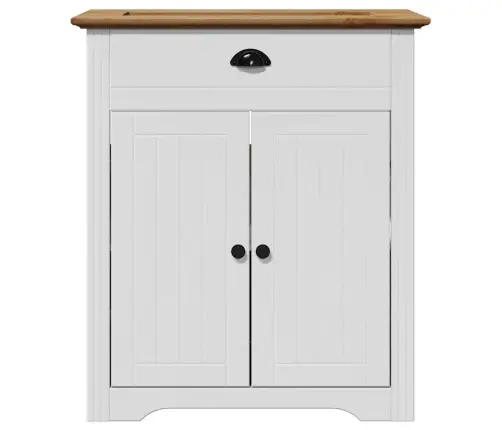 Vannitoa Valamu Kapp Bodo Valge Ja Pruun 70X35X80 Cm