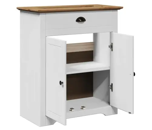 Vannitoa Valamu Kapp Bodo Valge Ja Pruun 70X35X80 Cm