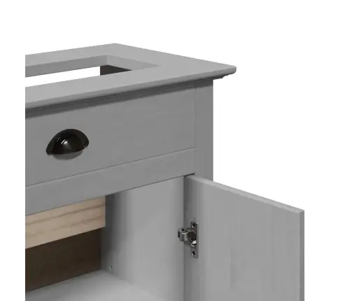 Vannas Istabas Izlietnes Skapis, Bodo, Pelēks, 70X35X80 Cm Vidaxl