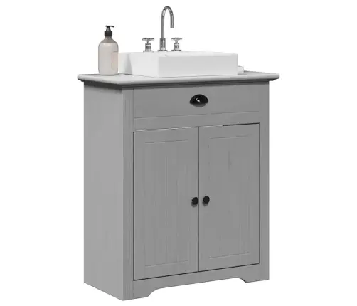 Vannas Istabas Izlietnes Skapis, Bodo, Pelēks, 70X35X80 Cm Vidaxl