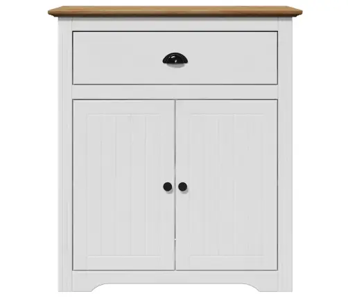 Priekšnama Skapis, Bodo, Balts Un Brūns, 80X35X90 Cm Vidaxl