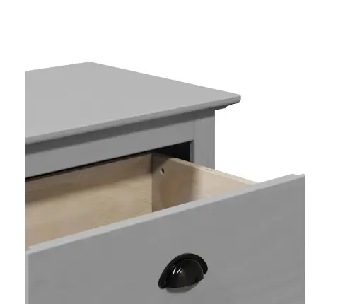 Priekšnama Sols, Bodo, Pelēks, 114X40X45 Cm Vidaxl