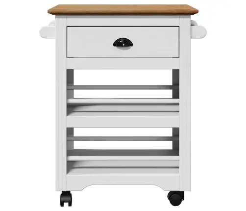 Virtuves Ratiņi, Bodo, Balts Un Brūns, 67,5X45X80 Cm Vidaxl