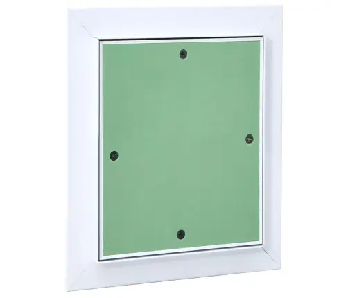 Piekļuves Panelis Balts 20 X 25 Cm Alumīnijs Un Ģipša Plāksne Vidaxl