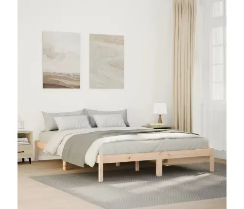 Lovos Rėmas Be Čiužinio, 140X210cm Pušies Masyvas, Itin Ilgas