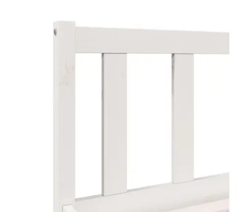 Lovos Rėmas Be Čiužinio, Baltas, 100X210cm Pušis, Itin Ilgas