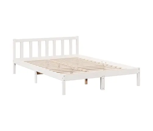 Voodiraam Ilma Madratsita, Valge, 160 X 210 cm Männipuit