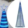 Led Ziemassvētku Eglīte 475 Led Zila 247 Cm Vidaxl