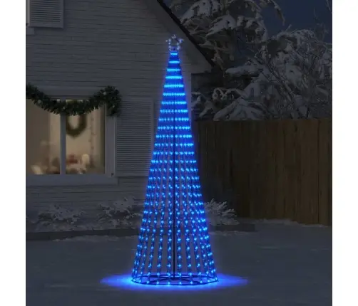 Led Ziemassvētku Eglīte 475 Led Zila 247 Cm Vidaxl