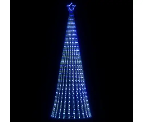 Led Ziemassvētku Eglīte 475 Led Zila 247 Cm Vidaxl