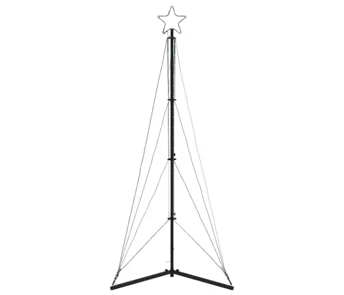 Led Kalėdų Eglutė 363 Led Mėlyna 182 Cm