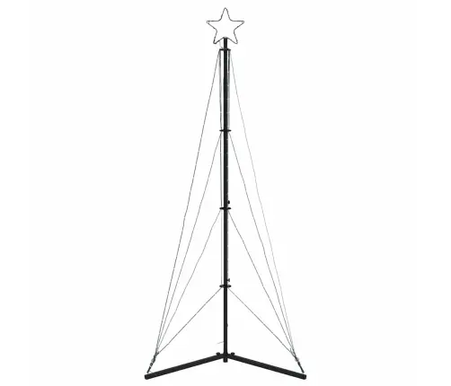 Led Kalėdų Eglutė 363 Led Spalvingi 182 Cm