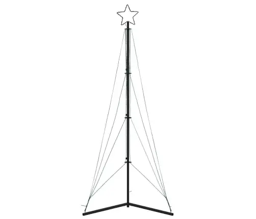 Led Ziemassvētku Eglīte 483 Led Silti Balta 240 Cm Vidaxl
