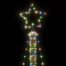 Led Ziemassvētku Eglīte 483 Led Krāsains 240 Cm Vidaxl