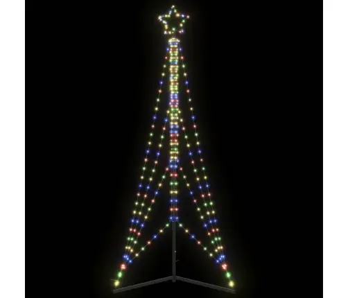 Led Kalėdų Eglutė 483 Led Spalvingi 240 Cm