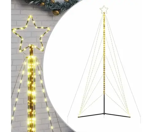 Led Ziemassvētku Eglīte 615 Led Silti Balta 404,5 Cm Vidaxl