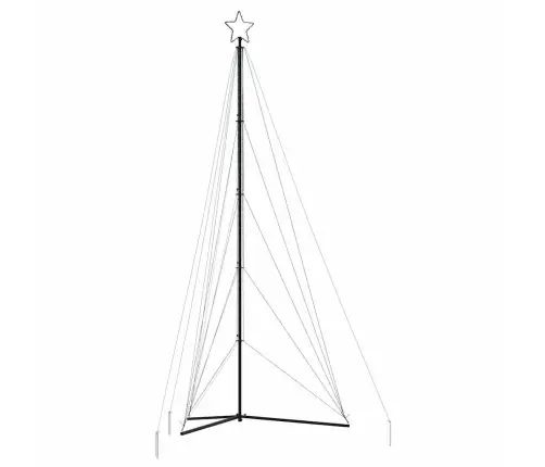 Led Kalėdų Eglutė 615 Led Spalvingi 404,5 Cm