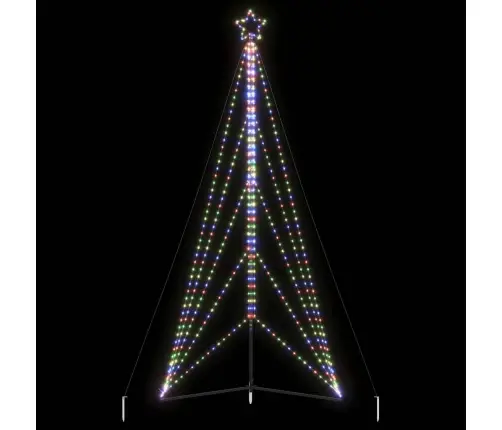 Led Kalėdų Eglutė 615 Led Spalvingi 404,5 Cm