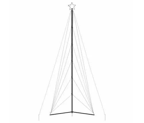 Led Kalėdų Eglutė 861 Led Spalvinga 478 Cm