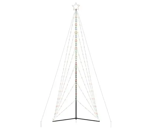 Led Kalėdų Eglutė 861 Led Spalvinga 478 Cm