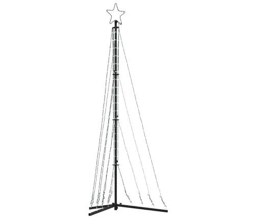 Led Ziemassvētku Eglīte 339 Led Silti Balta 187 Cm Vidaxl
