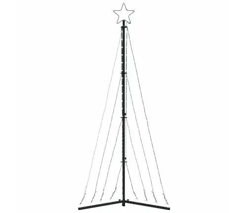 Led Ziemassvētku Eglīte 339 Led Zila 187 Cm Vidaxl