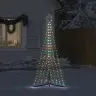 Led Ziemassvētku Eglīte 339 Led Krāsains 187 Cm Vidaxl