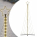 Led Ziemassvētku Eglīte 447 Led Silti Balta 249 Cm Vidaxl