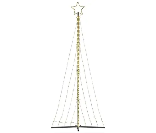 Led Kalėdų Eglutė 447 Led Šiltai Balta 250 Cm