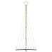 Led Ziemassvētku Eglīte 447 Led Silti Balta 249 Cm Vidaxl