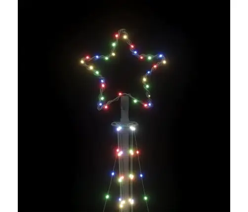 Led Jõulupuu 447 Led Värviline 249 Cm