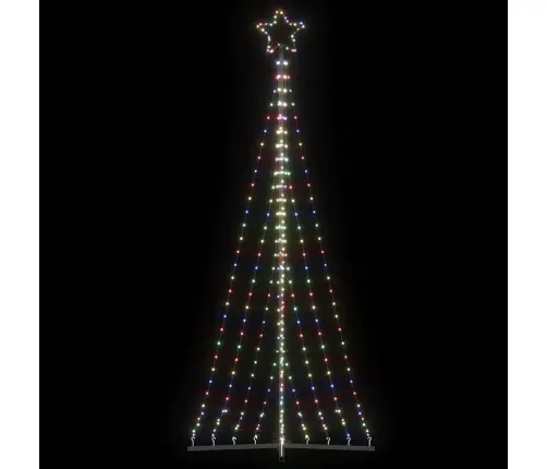 Led Jõulupuu 447 Led Värviline 249 Cm