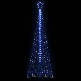 Led Ziemassvētku Eglīte 495 Led Zila 300,5 Cm Vidaxl