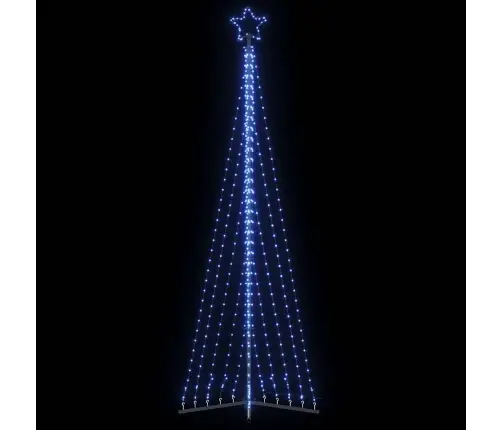 Led Ziemassvētku Eglīte 495 Led Zila 300,5 Cm Vidaxl