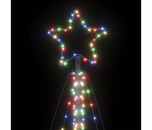 Led Ziemassvētku Eglīte 570 Led Krāsains 399 Cm Vidaxl