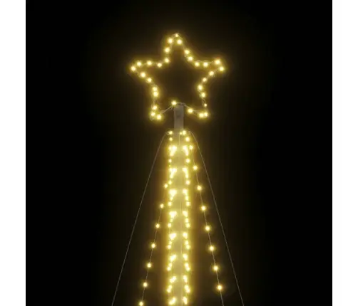 Led Ziemassvētku Eglīte 789 Led Silti Balta 476 Cm Vidaxl