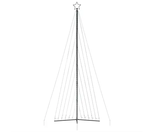 Led Kalėdų Eglutė 789 Led Šaltai Balta 476 Cm