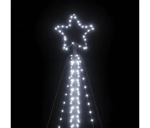 Led Kalėdų Eglutė 789 Led Šaltai Balta 476 Cm