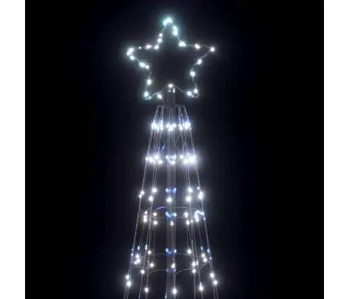 Led Kalėdų Eglutė 550 Led Šaltai Balta 304 Cm