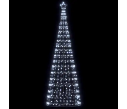 Led Kalėdų Eglutė 550 Led Šaltai Balta 304 Cm