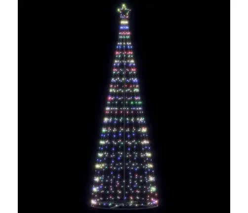 Led Ziemassvētku Eglīte 550 Led Krāsains 304 Cm Vidaxl