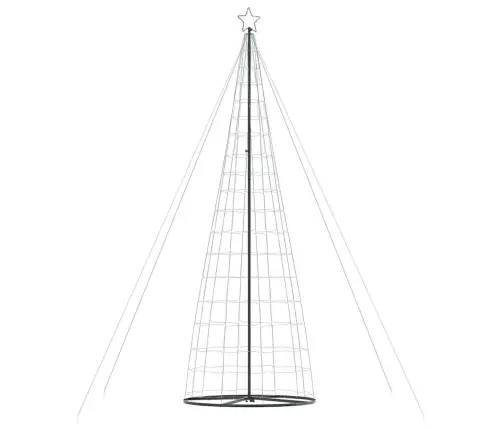 Led Ziemassvētku Eglīte 1534 Led Silti Balta 503 Cm Vidaxl