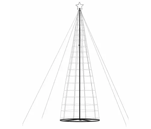 Led Ziemassvētku Eglīte 1534 Led Silti Balta 503 Cm Vidaxl